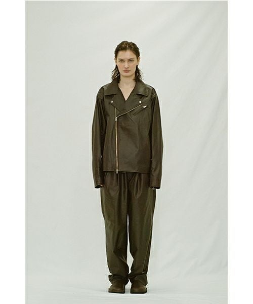 YOKO SAKAMOTO ヨーコサカモト LEATHER JACKET [LACK - NU] YS - 24AW - 08