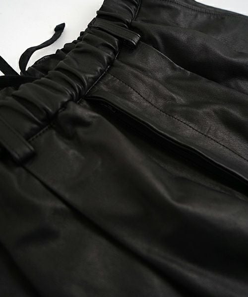 YOKO SAKAMOTOヨーコサカモト DOUBLE PLEATED EASY SHORTS [BLACK] YS - 25SS - 04