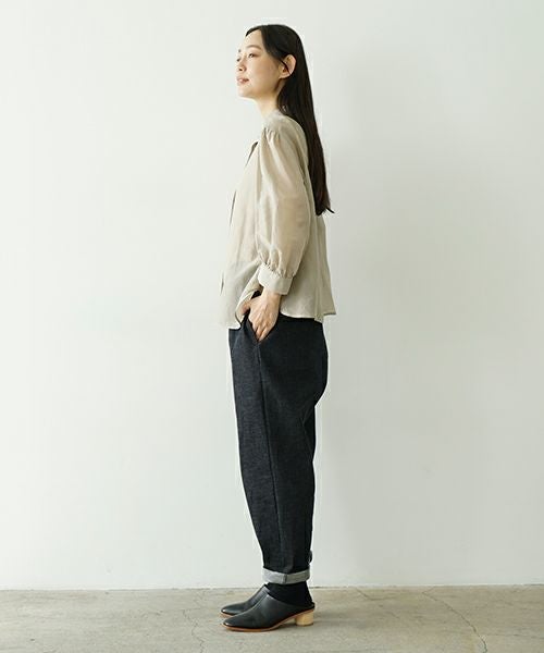 Mochi モチ denim tapered easy pants デニムテーパードパンツ