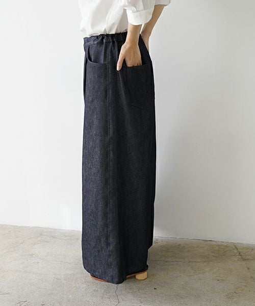 Mochi モチ silk cotton denim culottes patns デニムキュロットパンツ
