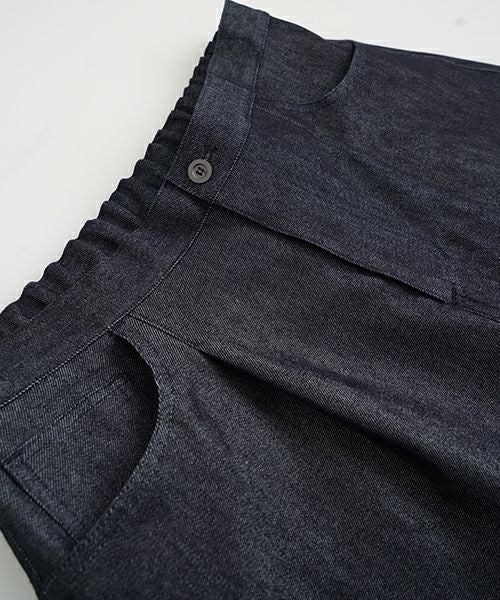 Mochi モチ silk cotton denim culottes patns デニムキュロットパンツ