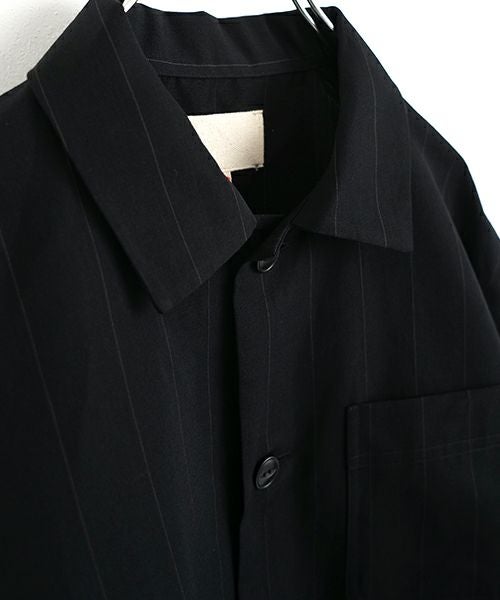 YOKO SAKAMOTOヨーコサカモトWORK SHIRT [ BLACK] YS - 25SS - 40