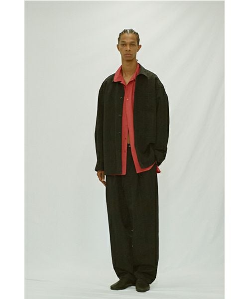 よここここ YOKO SAKAMOTO ヨーコサカモト WORK SHIRT [ BLACK] YS - 25SS - 40