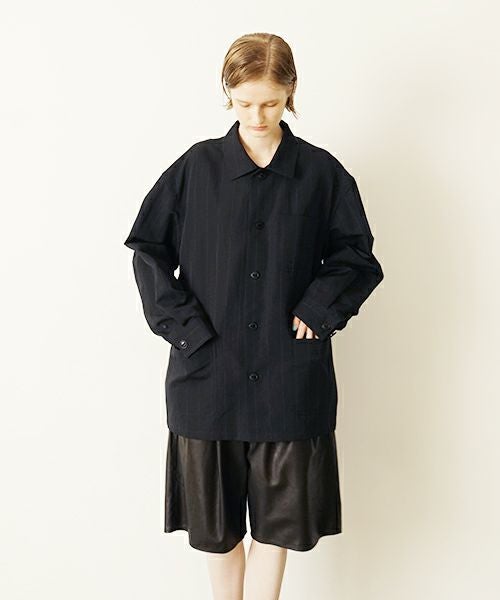 YOKO SAKAMOTO ヨーコサカモト WORK SHIRT [ BLACK] YS - 25SS - 40