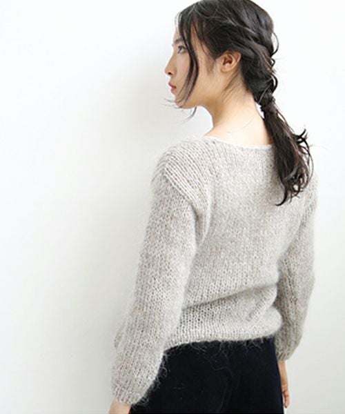 Maiami/マイアミ スワンルニット beige
