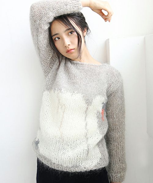 Maiami/マイアミ スワンルニット beige