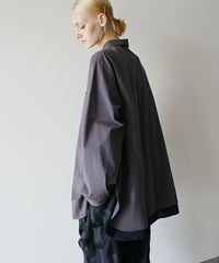 VU ヴウ two slit shirt  [CHARCOAL×PATTERN] vu-sht-004
