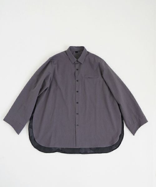 VU ヴウ two slit shirt  [CHARCOAL×PATTERN] vu-sht-004