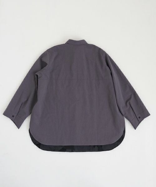 VU ヴウ two slit shirt  [CHARCOAL×PATTERN] vu-sht-004