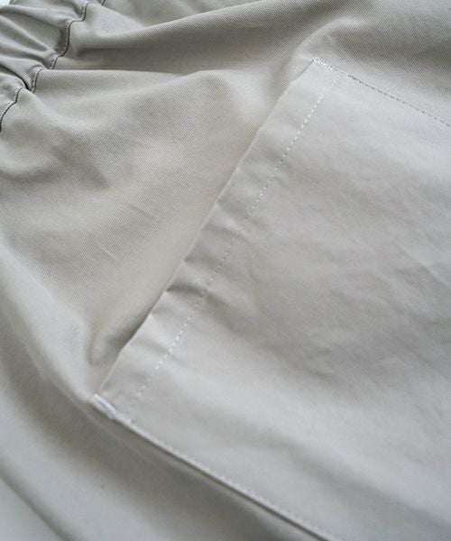 VU ヴウ 5 poket wide cropped pants [CHALK] vu-pnt-007