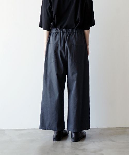 VU ヴウ 5 poket wide cropped pants [GRAPHITE] vu-pnt-007
