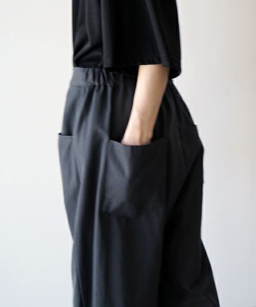 VU ヴウ 5 poket wide cropped pants [GRAPHITE] vu-pnt-007