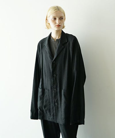 VU ヴウ tailored collar work jacket [BLACK] vu-jkt-006