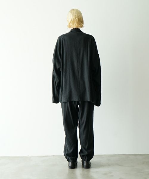 VU ヴウ tailored collar work jacket [BLACK] vu-jkt-006