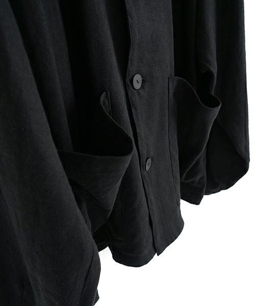 VU ヴウ tailored collar work jacket [BLACK] vu-jkt-006