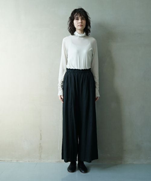 suzuki takayuki スズキタカユキ turtle-neck t-shirt ［s251-02/ICE GRAY]