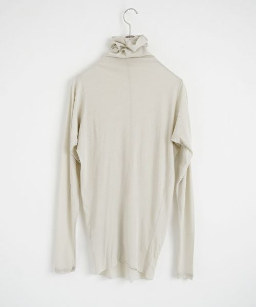 suzuki takayuki スズキタカユキ turtle-neck t-shirt ［s251-02/ICE GRAY]