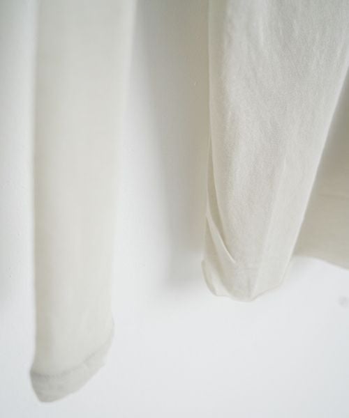 suzuki takayukiスズキタカユキturtle-neck t-shirt ［s251-02/ICE GRAY]