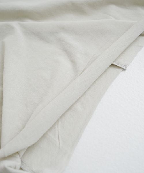 suzuki takayukiスズキタカユキturtle-neck t-shirt ［s251-02/ICE GRAY]