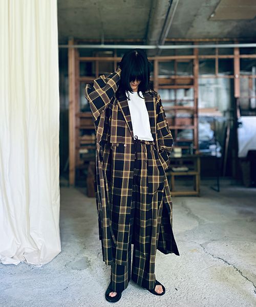 ohtaオオタcheck pants pt-50C