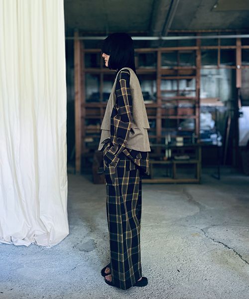 ohtaオオタcheck pants pt-50C