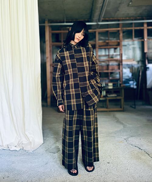ohta オオタ check shirts st-100C
