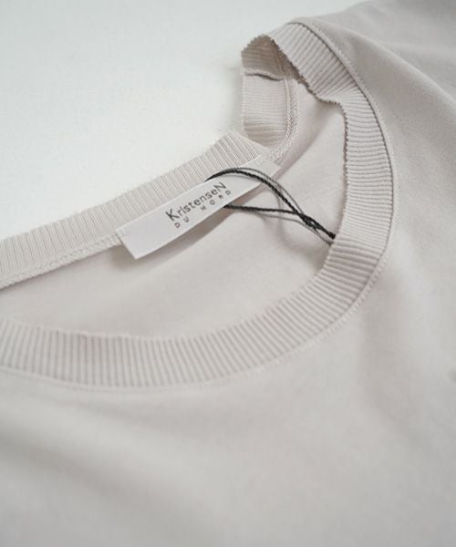 KristenseN DU NORDクリステンセンドゥノルドT-shirt [J-156/03 chalk] ティーシャツｘ