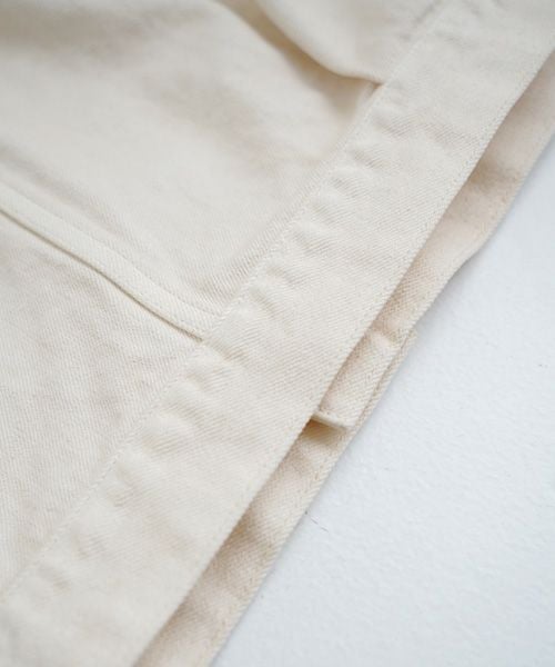 YOKO SAKAMOTO ヨーコサカモトPLEATS BLOUSE[PAINTER WHITE/YS-25SS-10] デニムブルゾン