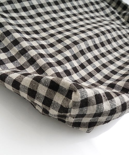 YOKO SAKAMOTOヨーコサカモトRESEARCHER BAG LARGE　[GINGHAM/YS - 26SS - BAG - LCS - L]トートバッグ