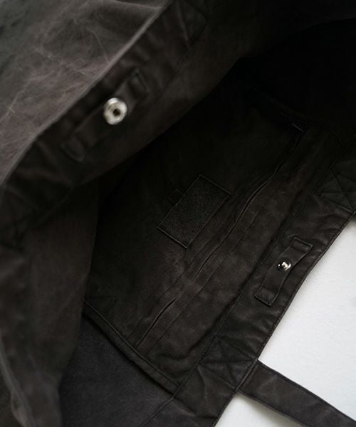 YOKO SAKAMOTO ヨーコサカモトRESEARCHER BAG LARGE[SUMI INK/YS-RE-BAG-L] トートバッグ 