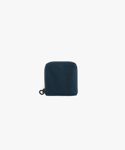 財布 ブラック VU product 美品　日本製　黒　本革 VUm PRODUCT B10 square zip wallet deer leather / figaro