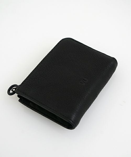 VUヴウ zip card case [BLACK] vu-product-B18