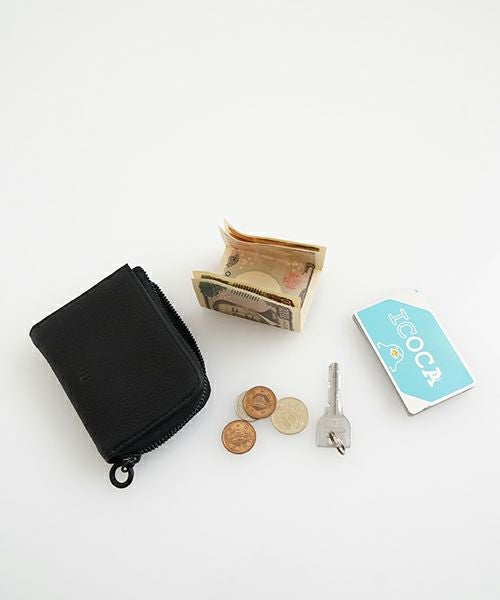 VUヴウ zip card case [BLACK] vu-product-B18
