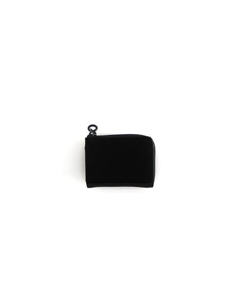 VUm PRODUCT B18 zip card case deer leather / black
