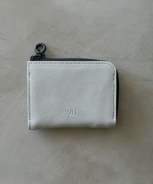 VUヴウ zip card case [GREEN GRAY] vu-product-B18