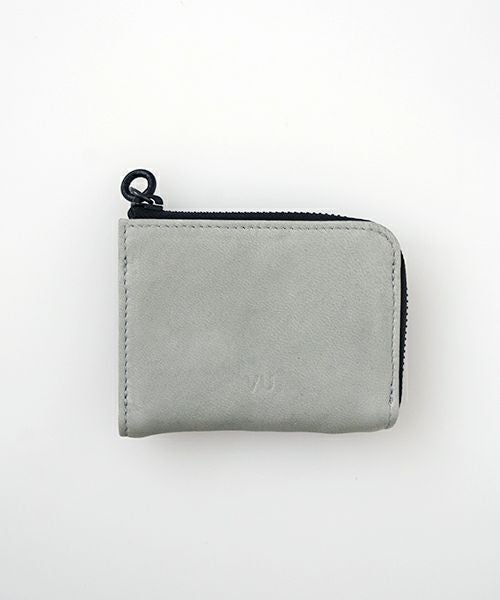 VUヴウ zip card case [GREEN GRAY] vu-product-B18