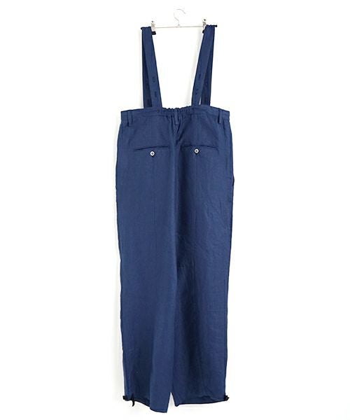 美品 suzuki takayuki デニムサロペット suzuki takayuki スズキタカユキ wide legged pantsⅠ[A252-11/black]