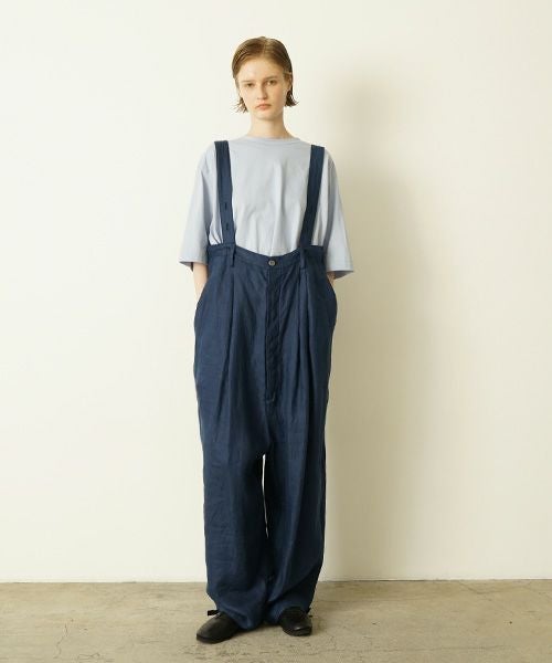 suzuki takayuki スズキタカユキ garthered pantsⅠ[T001-17/black]