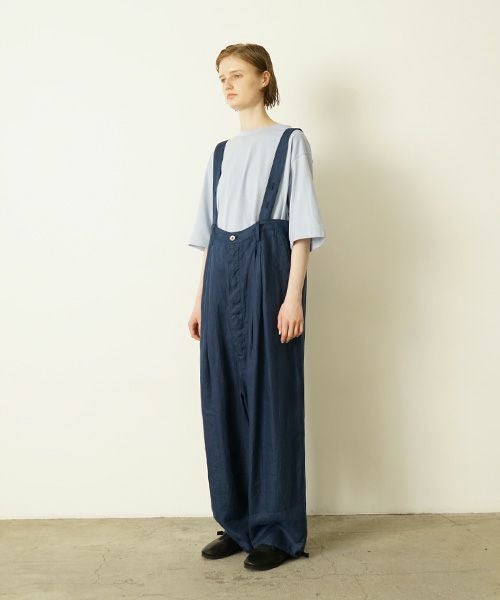 suzuki takayuki スズキタカユキ wide legged pantsⅠ[A252-11/black]
