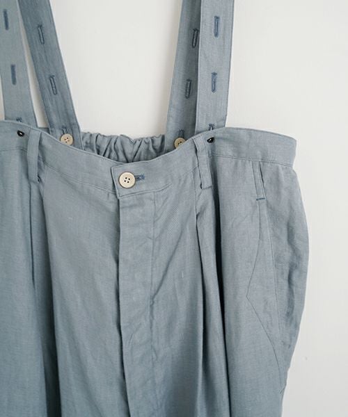 suzuki takayuki スズキタカユキ wide legged pantsⅠ[A252-11/black]