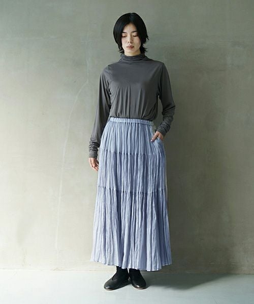 suzuki takayuki スズキタカユキ long skirt [A251-27/black]