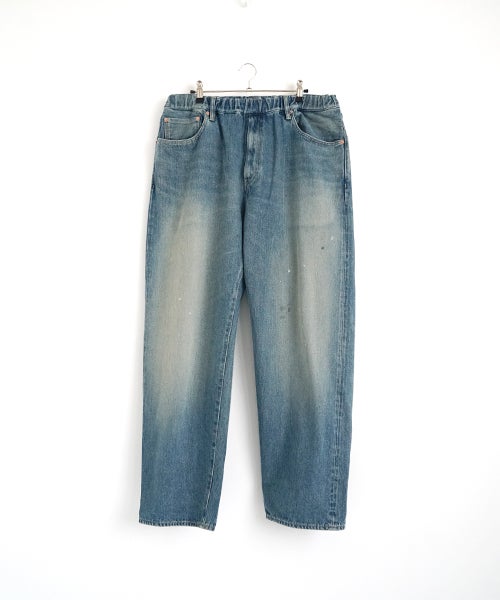 YOKO SAKAMOTO ヨーコサカモト 5POCKET EASY PANTS [FADE INDIGO/ YS - 26SS - 14] デニムイージーパンツ