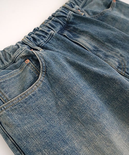 YOKO SAKAMOTO ヨーコサカモト 5POCKET EASY PANTS [FADE INDIGO/ YS - 26SS - 14] デニムイージーパンツ
