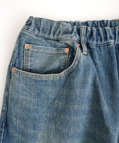 YOKO SAKAMOTO ヨーコサカモト 5POCKET EASY PANTS [FADE INDIGO/ YS - 26SS - 14] デニムイージーパンツ