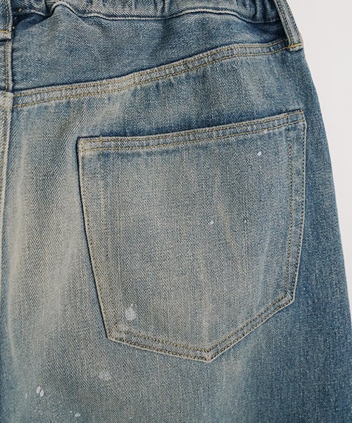 YOKO SAKAMOTO ヨーコサカモト 5POCKET EASY PANTS [FADE INDIGO/ YS - 26SS - 14] デニムイージーパンツ