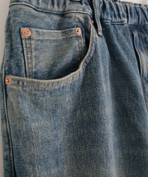 YOKO SAKAMOTO ヨーコサカモト 5POCKET EASY PANTS [FADE INDIGO/ YS - 26SS - 14] デニムイージーパンツ