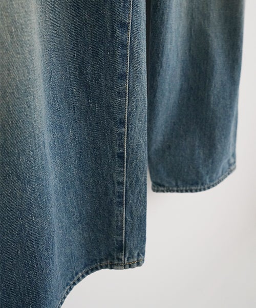 YOKO SAKAMOTO ヨーコサカモト 5POCKET EASY PANTS [FADE INDIGO/ YS - 26SS - 14] デニムイージーパンツ