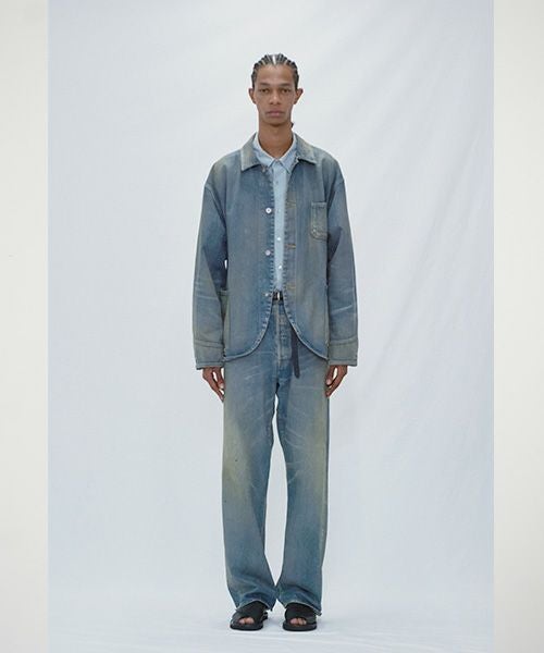 YOKO SAKAMOTOヨーコサカモト5POCKET STRAIGHT PANTS[LIGHT INDIGO/ YS-25SS-13]デニムイージーパンツ