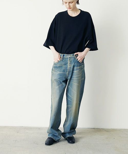 YOKO SAKAMOTOヨーコサカモト5POCKET STRAIGHT PANTS[LIGHT INDIGO/ YS-25SS-13]デニムイージーパンツ
