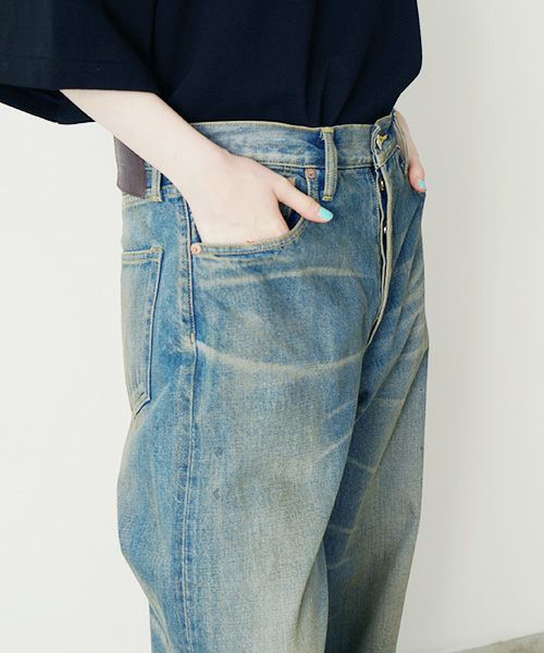 YOKO SAKAMOTOヨーコサカモト5POCKET STRAIGHT PANTS[LIGHT INDIGO/ YS-25SS-13]デニムイージーパンツ